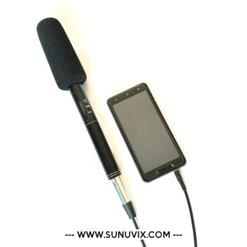 Microphone d’interview Tymine DV-1000 pour Smartphone, Caméra, Tablette,...