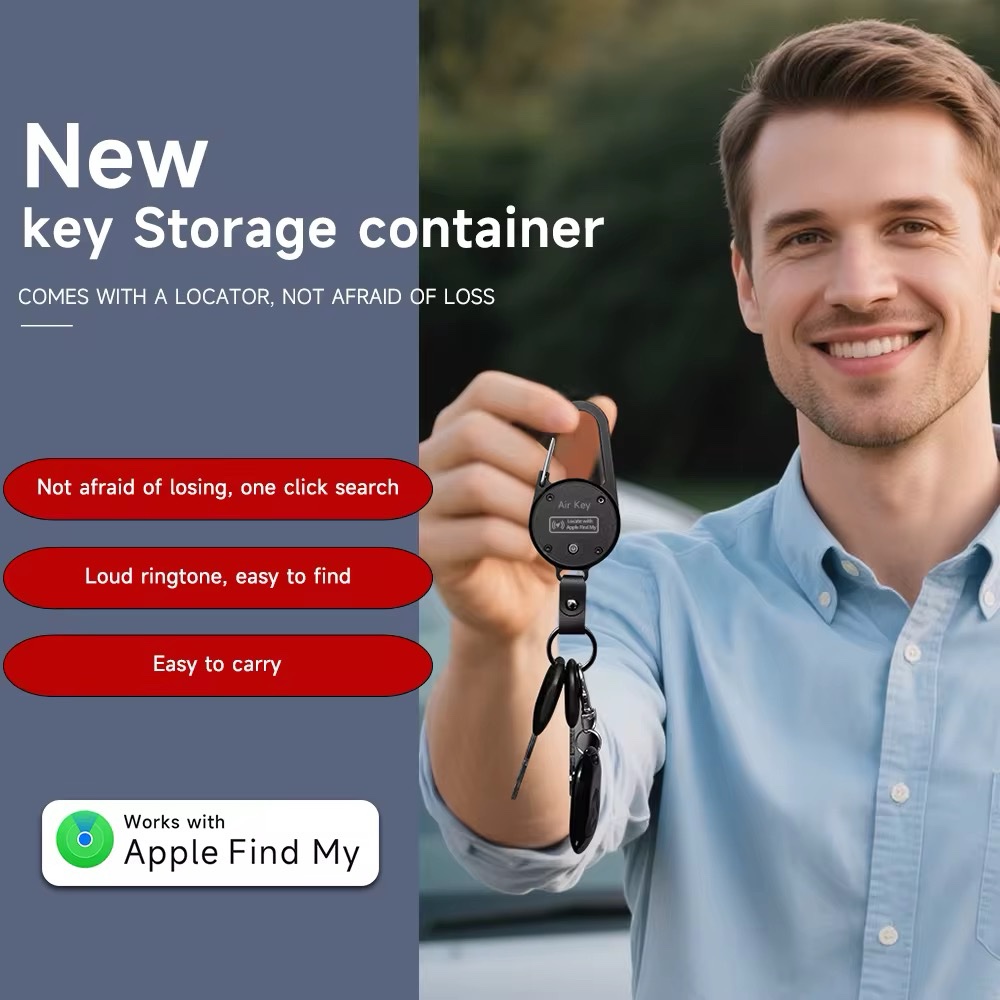 Porte clés en Alu Smart Air Key par Apple Localiser mon objet – Image 4